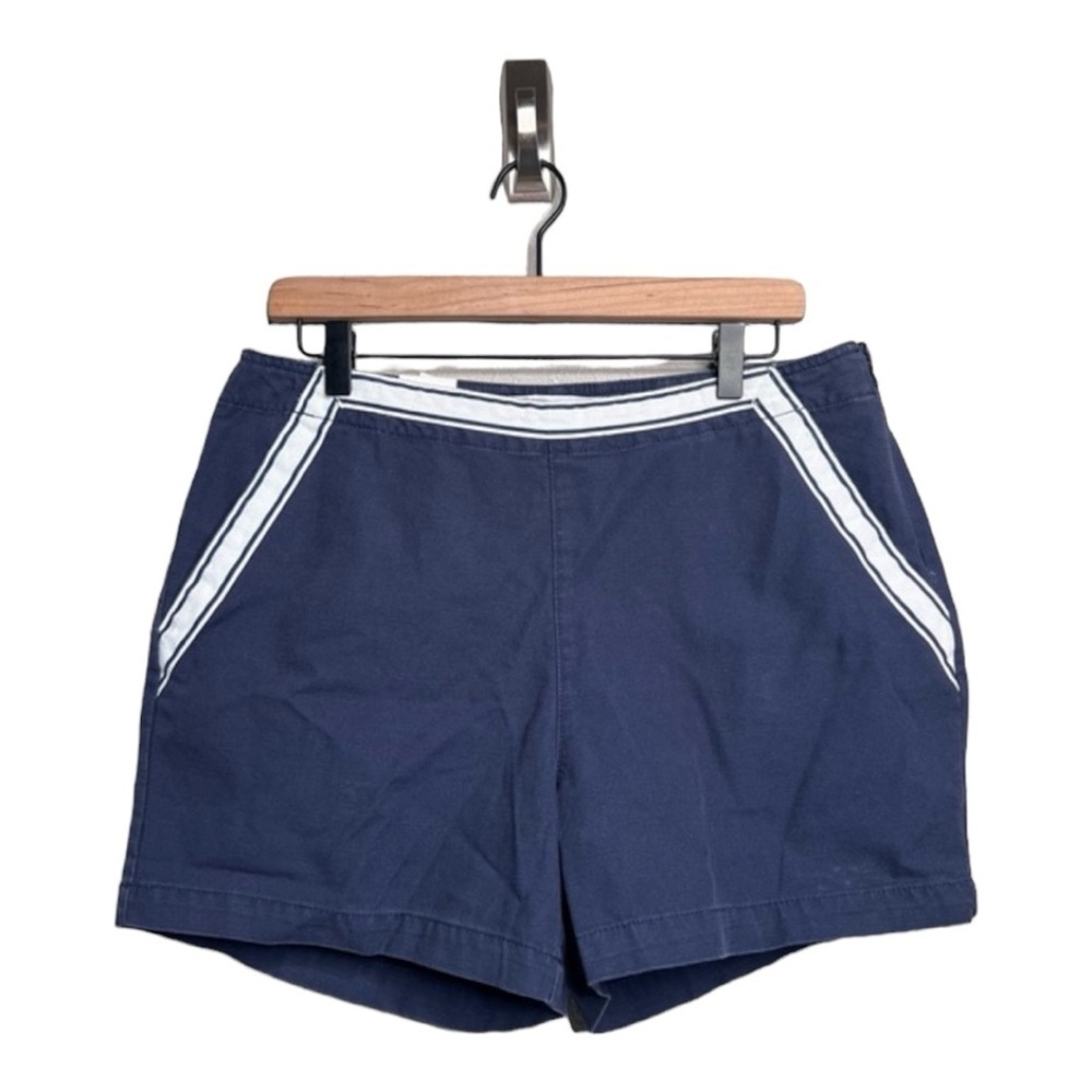 Vintage Deadstock 01 Tommy Hilfiger Faded Blue Ribbon Side Stripe Shorts